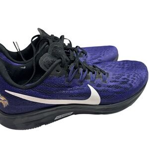 Nike Men's Black and Purple Athletic Shoes 8.5 Minnesota Vikings